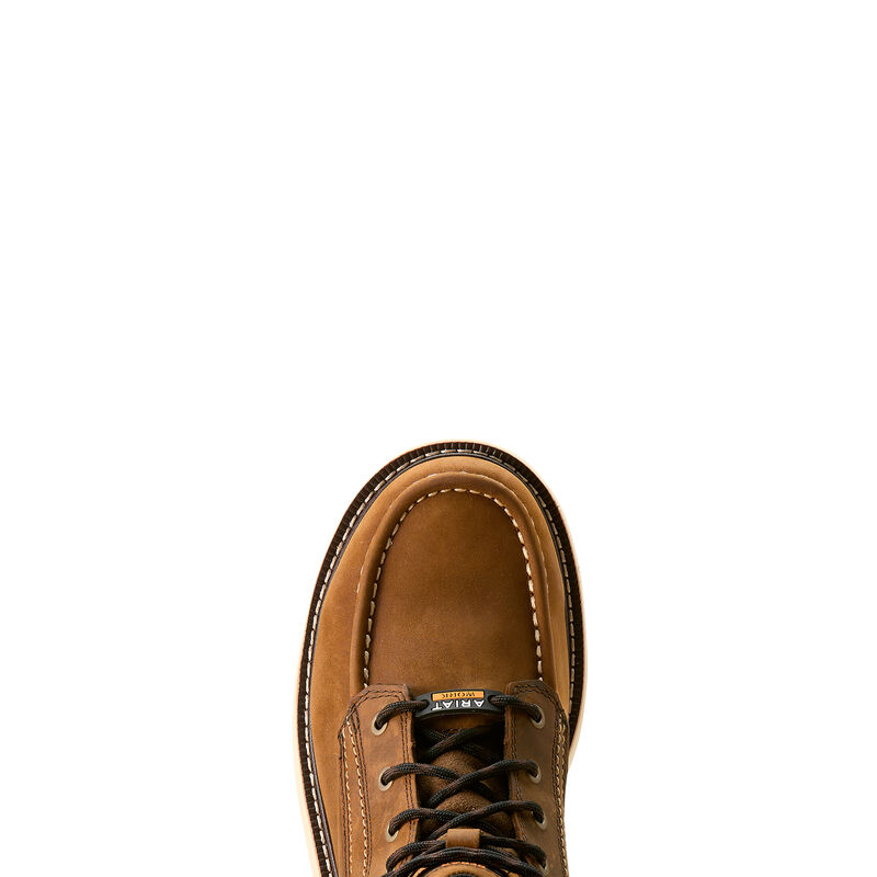 Ariat Men's Rebar Wedge Moc Toe 6-In Waterproof Work Boot