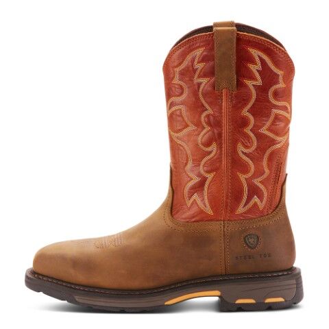 Ariat Men's WorkHog Wide Square Toe Steel Toe Work Boot