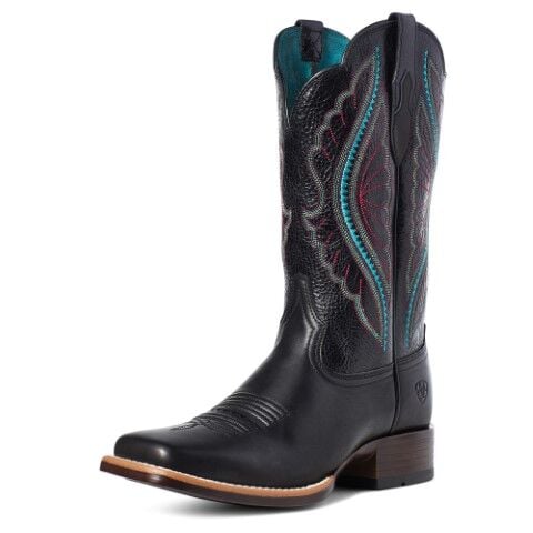 Ariat Women's PrimeTime Western Boot in True Black Women's Work