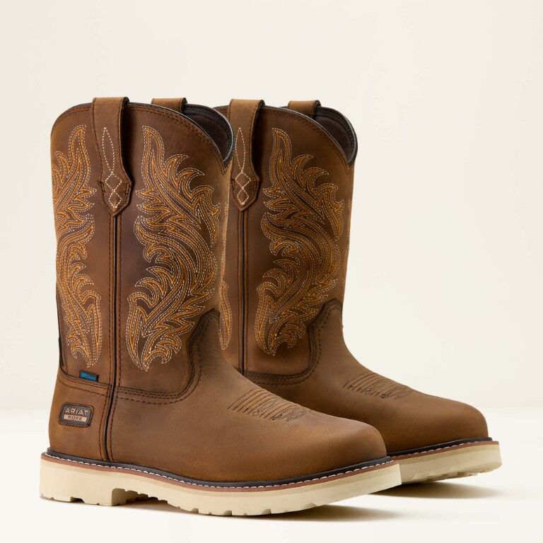 Ariat Men's Activator Argo Waterproof Round Toe Work Boot