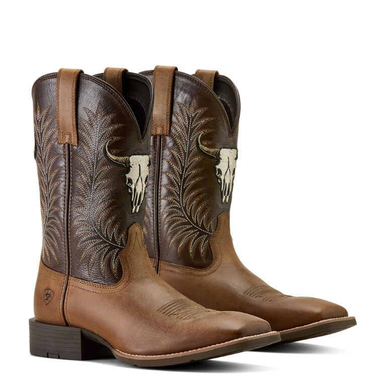Ariat Men's Sport Steer Skull Cowboy Boot