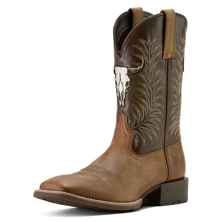 Ariat Men's Sport Steer Skull Cowboy Boot