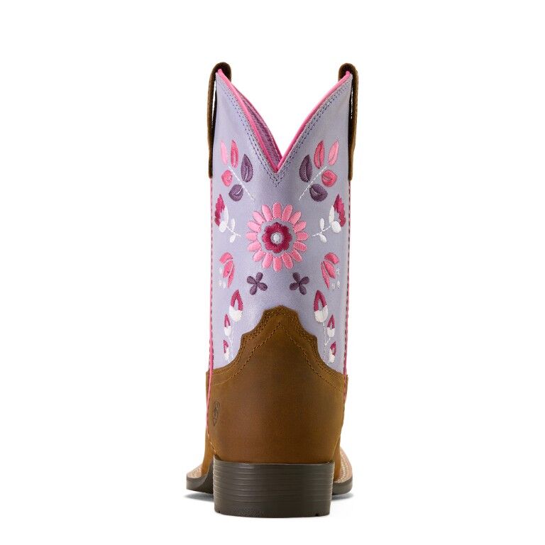 Ariat Kids' Wild Bloom Wide Square Toe Western Boot