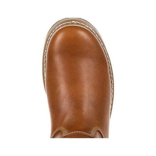 Georgia Men's AMP LT Wedge Pull On Work Boot in Brown