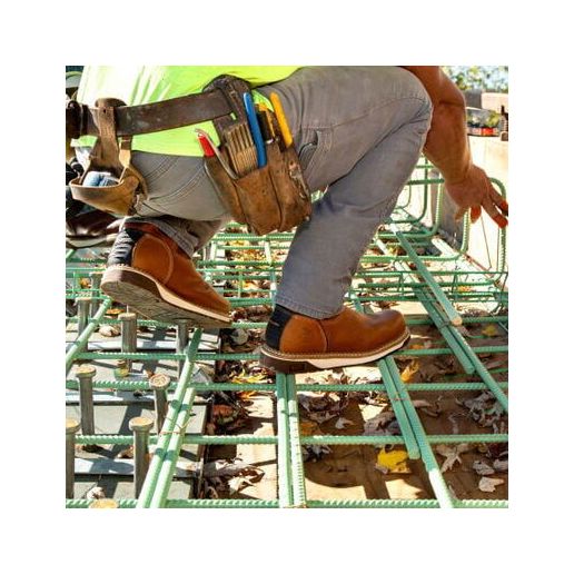 Georgia Men's AMP LT Wedge Pull On Work Boot in Brown