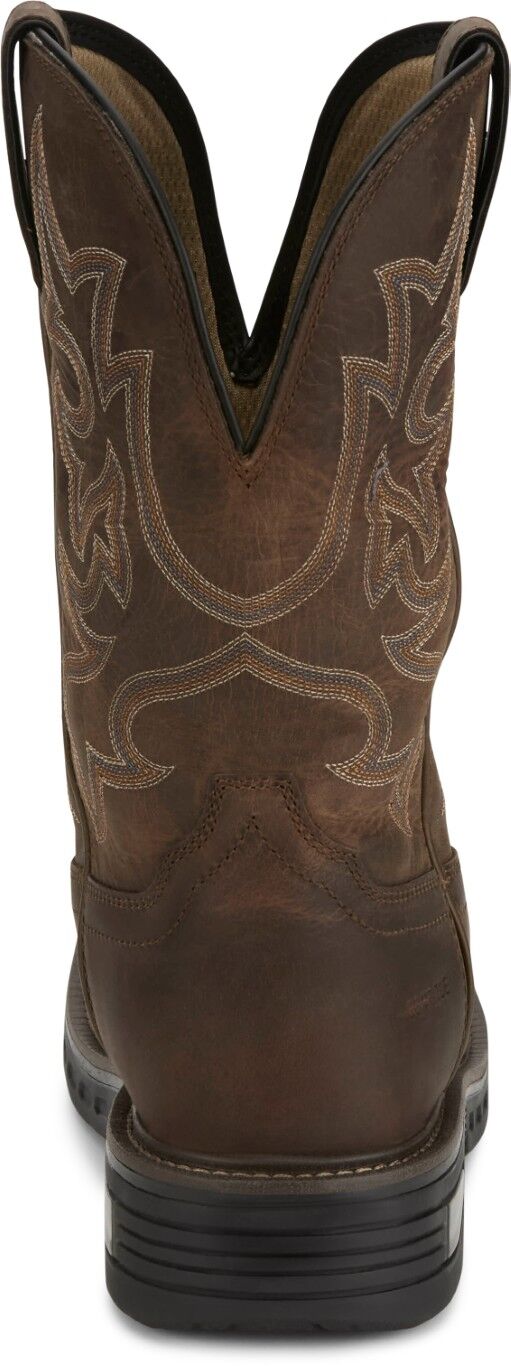 Justin Men's Commander 11-In Square Nano Comp Toe Boot