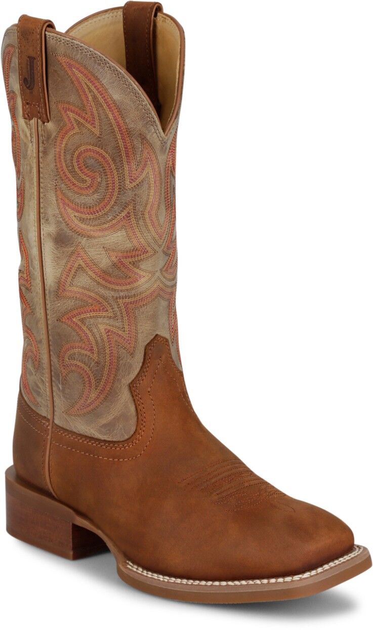 Justin Men's May Day Leather Cowboy Boots