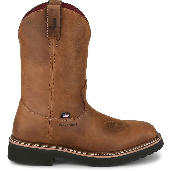 Justin Men's Ames 11-In Waterproof Boot