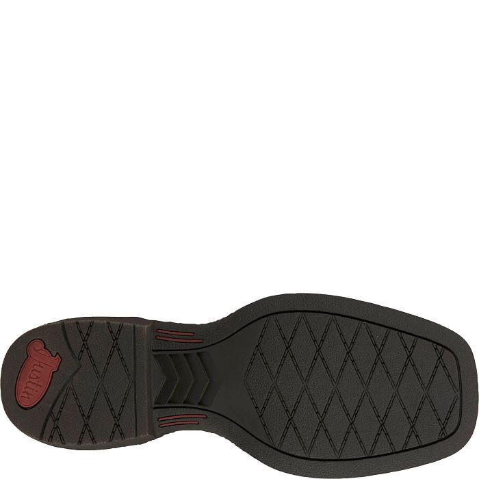 Justin Kids' Bowline Junior Western Boots in Hazelnut