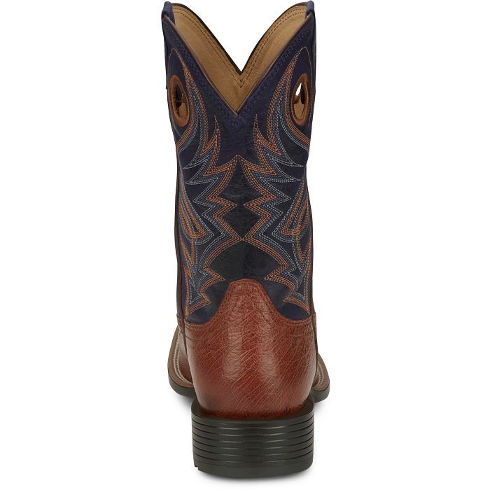 Justin Men's Roswell 11-In Smooth Ostrich Western Boot