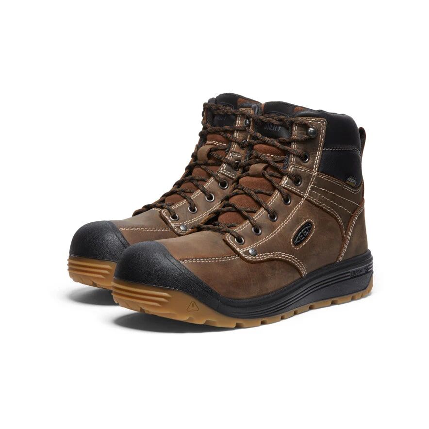 Keen Men's Fort Wayne 6-in Waterproof Soft Toe Boot