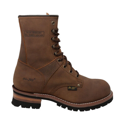 Hypard Men's 9-In Logger Boots
