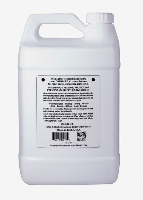Obenauf's Leather Oil, 64-Oz