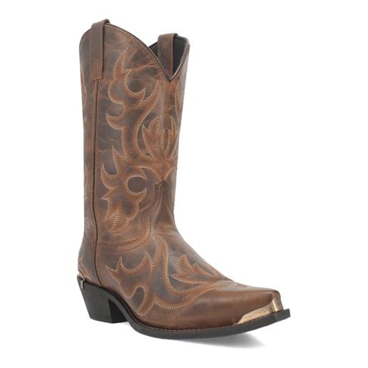 Laredo Men's Jameson 12-In Western Boots in Tan Cowboy Boots