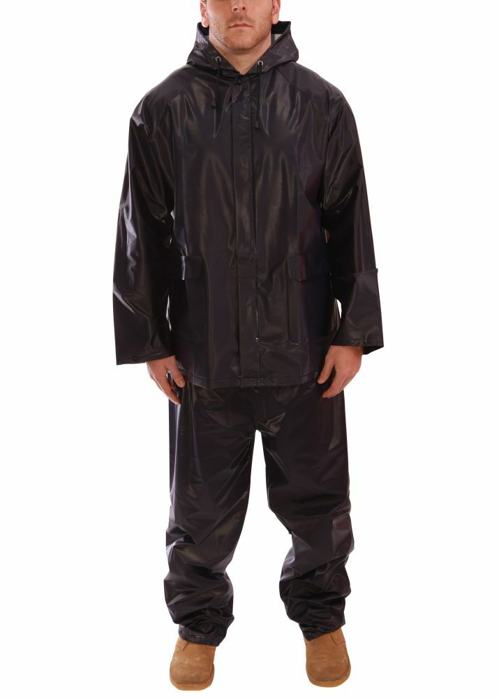 Tingley Men's Tuff-Enuff 2 Piece Plus Rainsuit With Hood