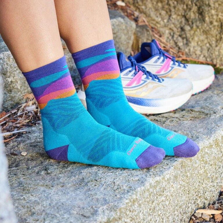 Darn Tough Women's Mirnavated Micro Crew Ultra-:Lightweight Running Sock