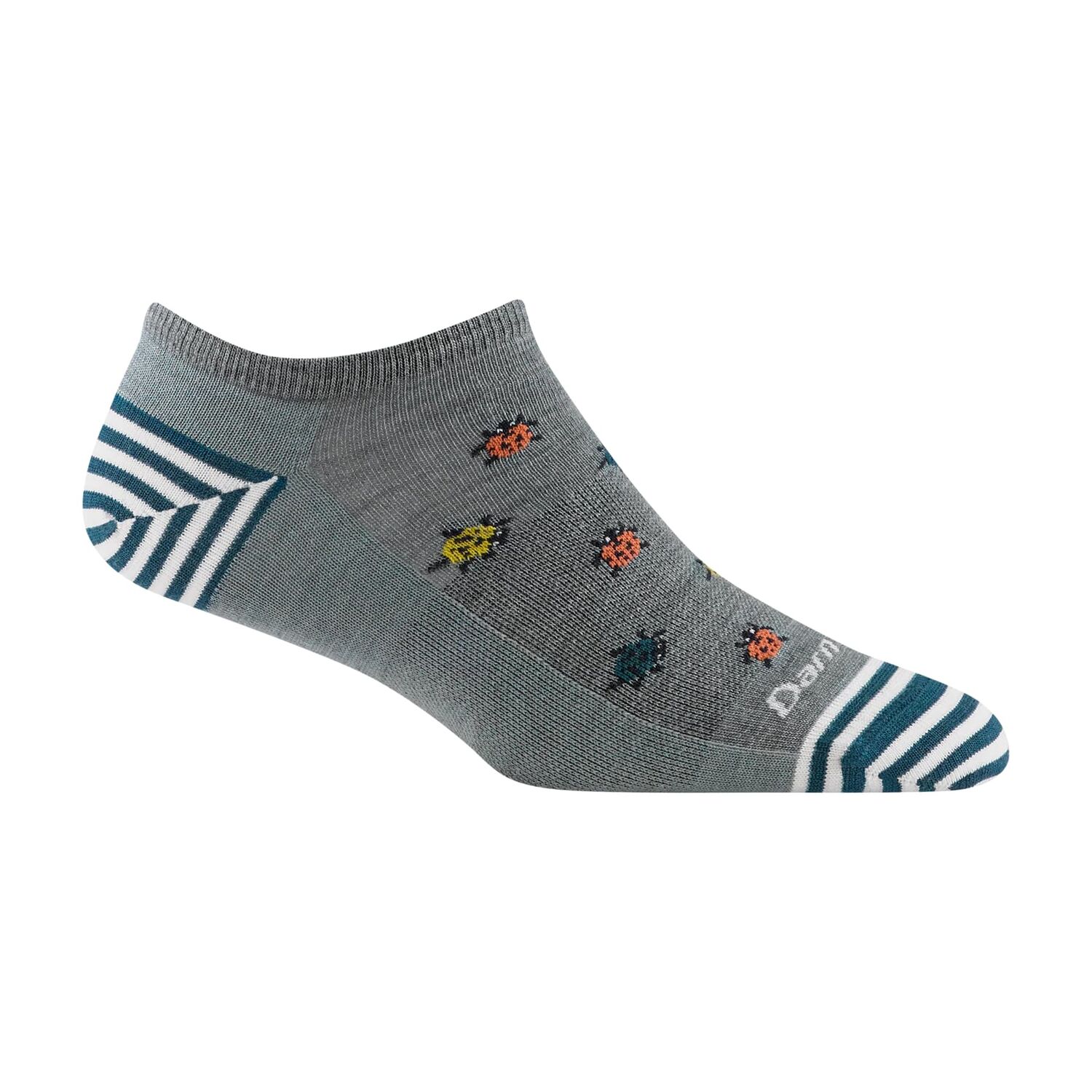 Darn Tough Women's Lucky Lady No Show Lightweight Lifestyle Sock in Seafoam