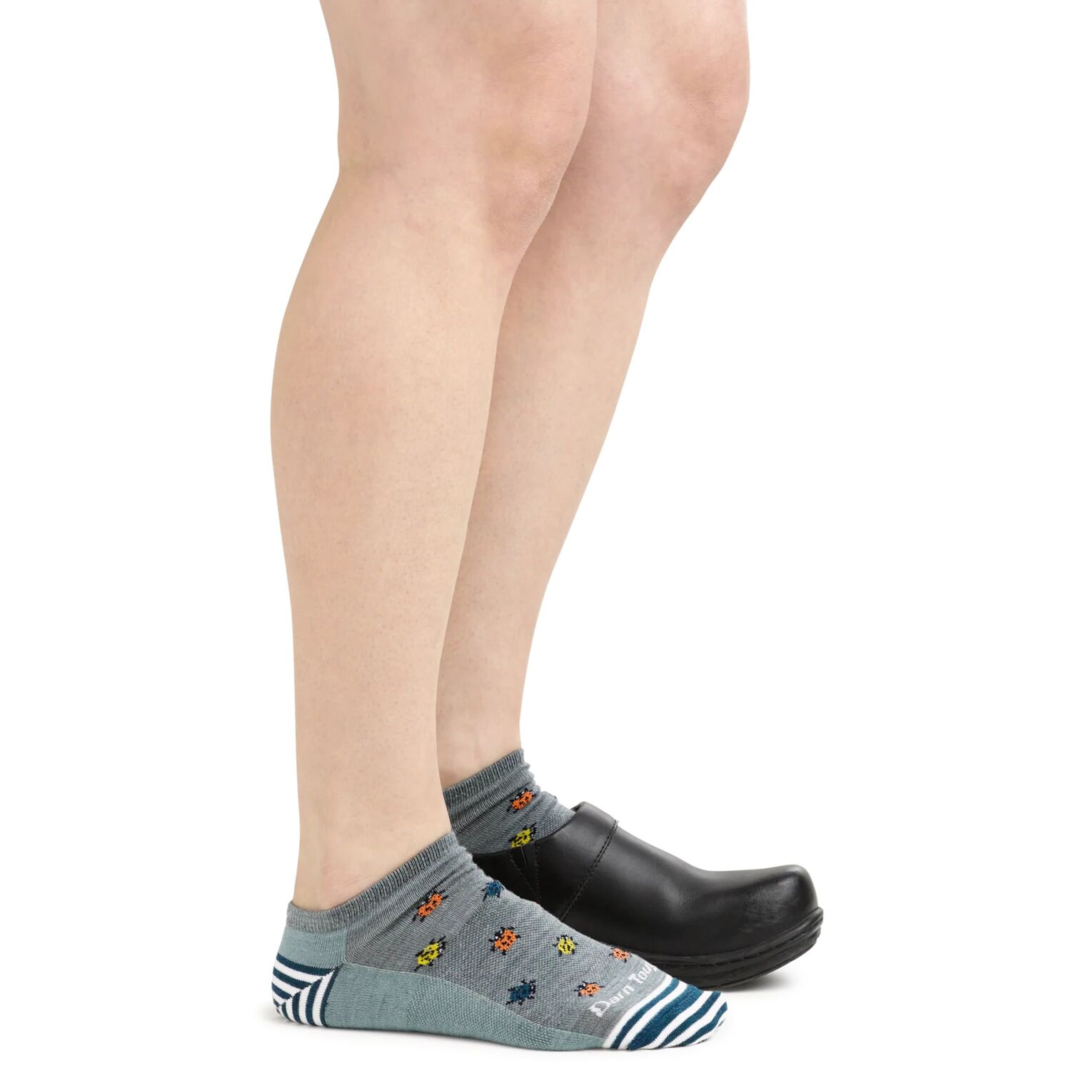 Darn Tough Women's Lucky Lady No Show Lightweight Lifestyle Sock in Seafoam