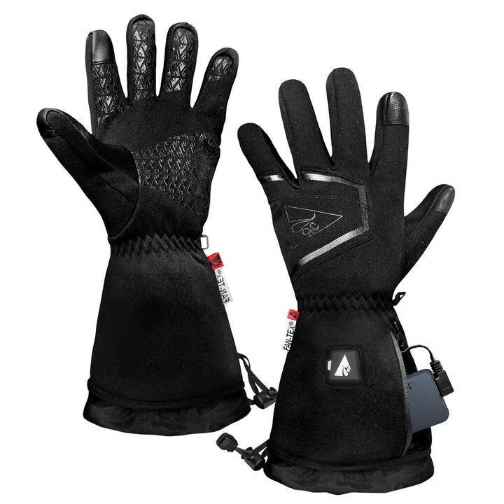 ActionHeat Men's 5-Volt Featherweight Heated Gloves in Black