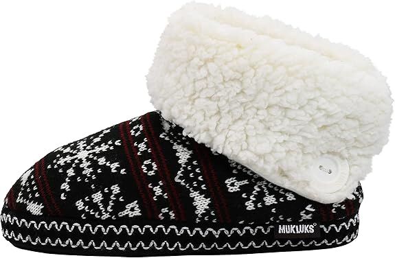 Muk Luks Women's Melinda Bootie Slipper