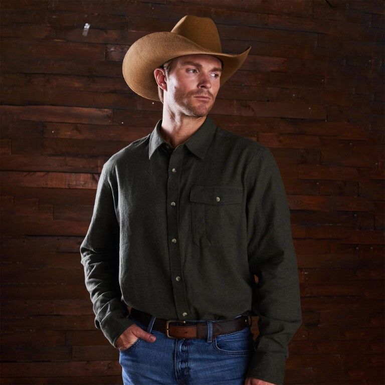 AndWest Men's 1 1/2-In 12 Gauge Belt in Brown