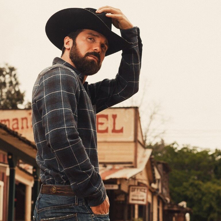 AndWest Men's 1 1/2-In 12 Gauge Belt in Brown