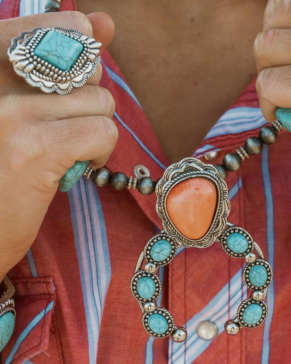 Cowgirl Confetti Save Me Necklace