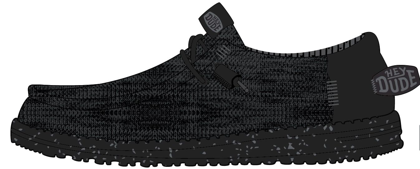 Hey Dude Youth Wally Stretch Sox Shoe