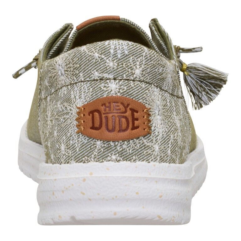 Hey Dude Women's Wendy Funk Embroidered Floral Slip On Shoe