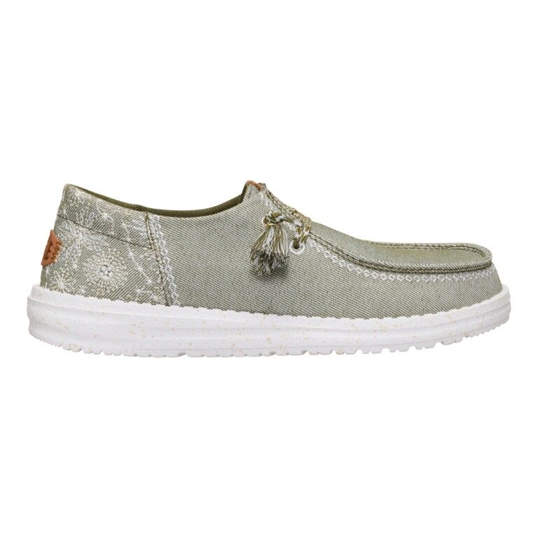 Hey Dude Women's Wendy Funk Embroidered Floral Slip On Shoe