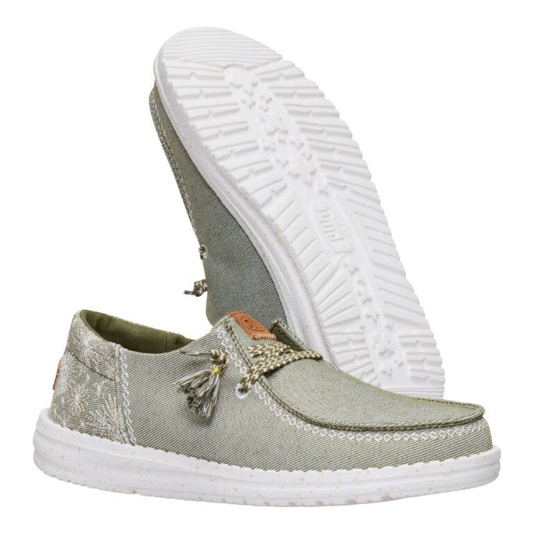 Hey Dude Women's Wendy Funk Embroidered Floral Slip On Shoe