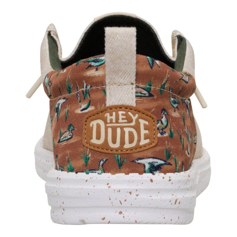 Hey Dude Men's Wally Funk Duck Pring Slip On Shoe
