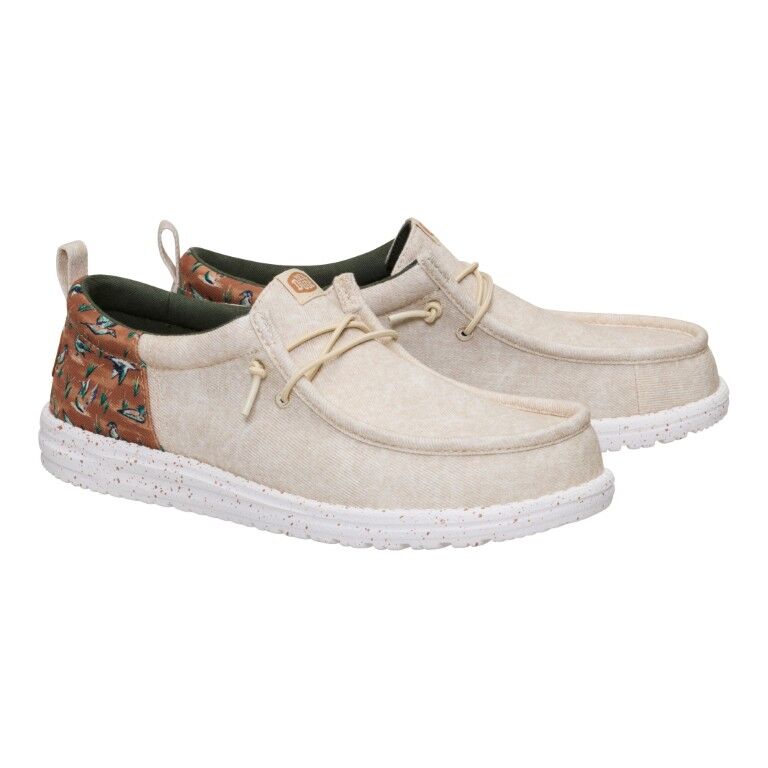 Hey Dude Men's Wally Funk Duck Pring Slip On Shoe