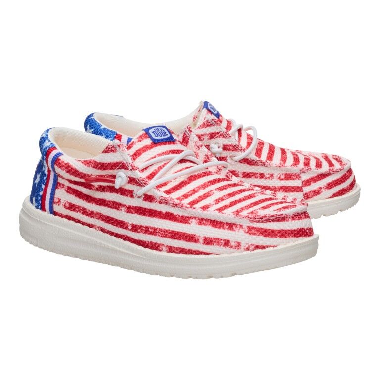Hey Dude Youth Wally Americana II Shoe