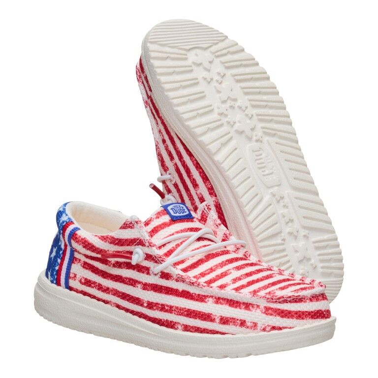 Hey Dude Youth Wally Americana II Shoe