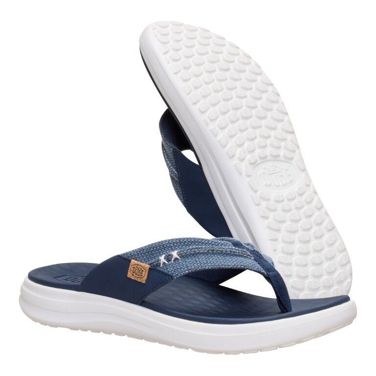 Hey Dude Men's Finn Braid Flip Flops