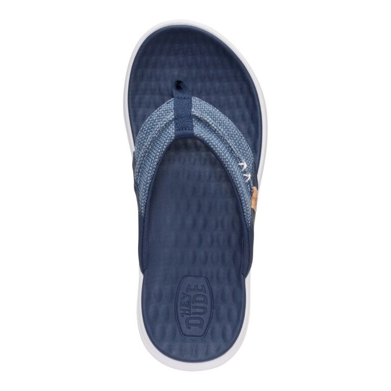Hey Dude Men's Finn Braid Flip Flops