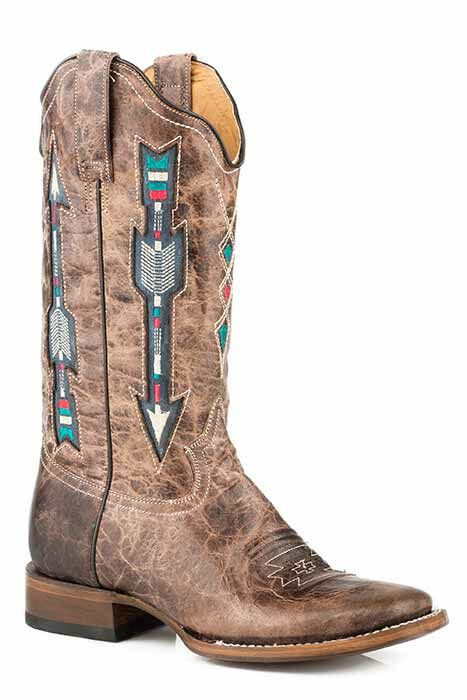 Roper Women's Arrow Square Toe Western Boot