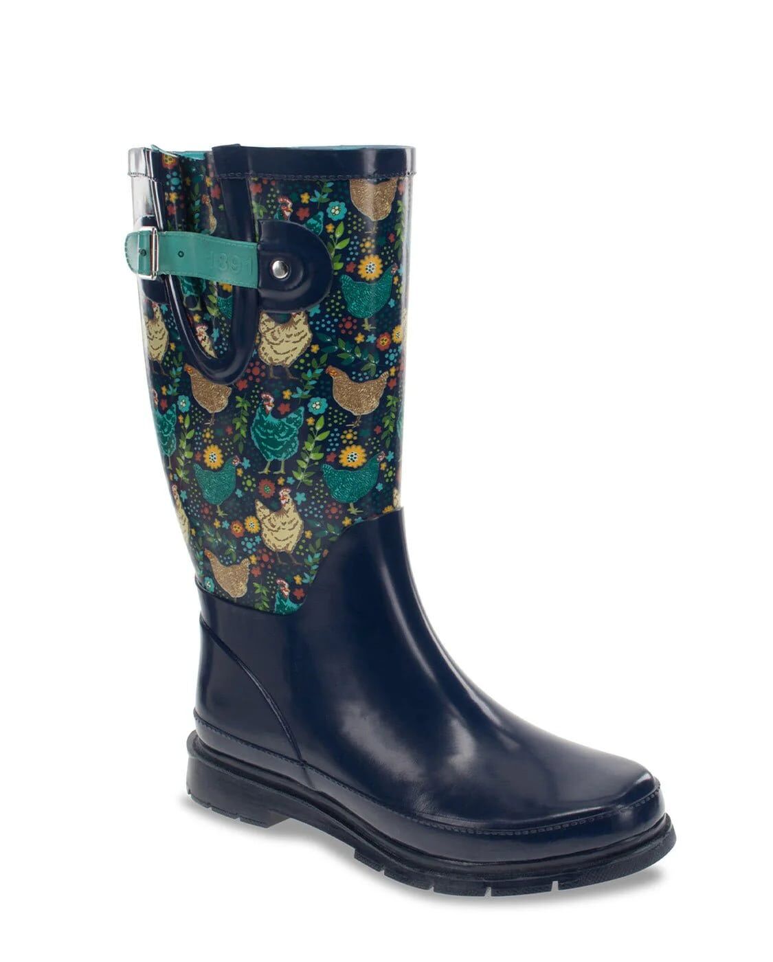 Western Chief Women's Chicken Scratch Tall Rain Boot