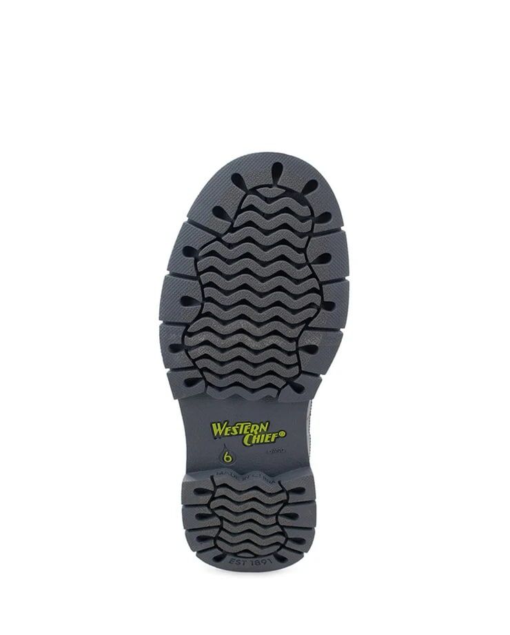 Western Chief Women's Black Sheep Faux Fur Tall Rain Boot