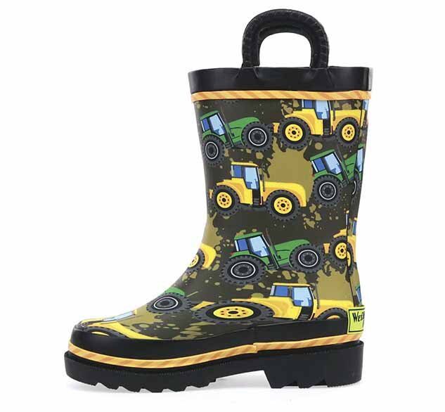 Western Chief Kids' Tractor Tough Rain Boot