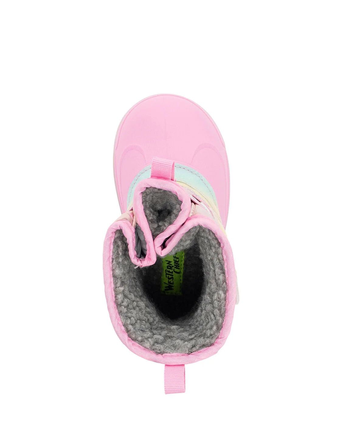 Western Chief Kids' Denali Lighted Faux Fur Cold Weather Boot