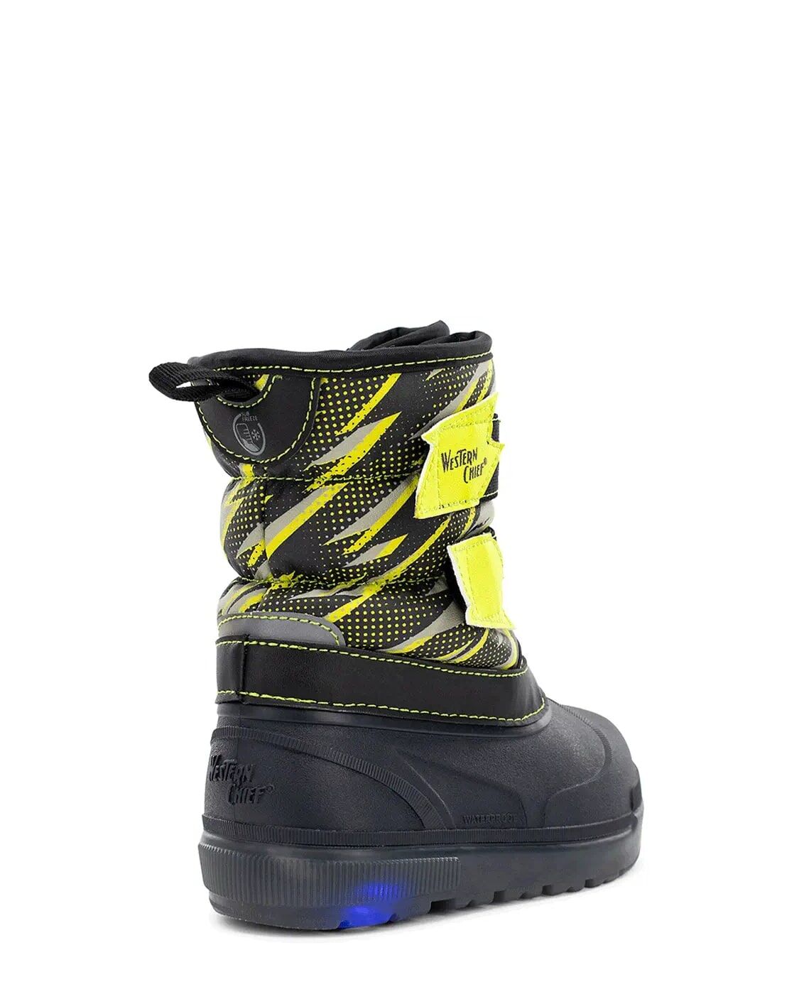 Western Chief Kids' Denali Lighted Faux Fur Cold Weather Boot