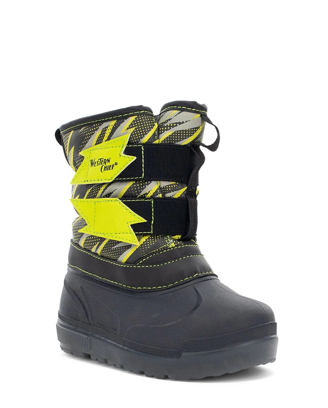 Western Chief Kids' Denali Lighted Faux Fur Cold Weather Boot