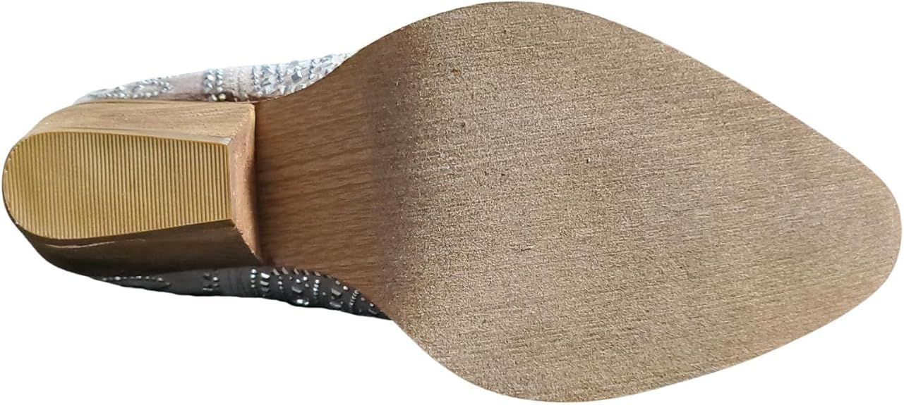 Very G Women's Show Off Rhinestone Ankle Western Booties