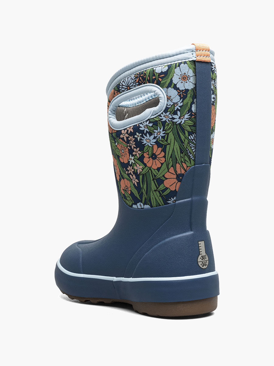 Bogs Kids' Classic II Vintage Floral 3 Season Boots