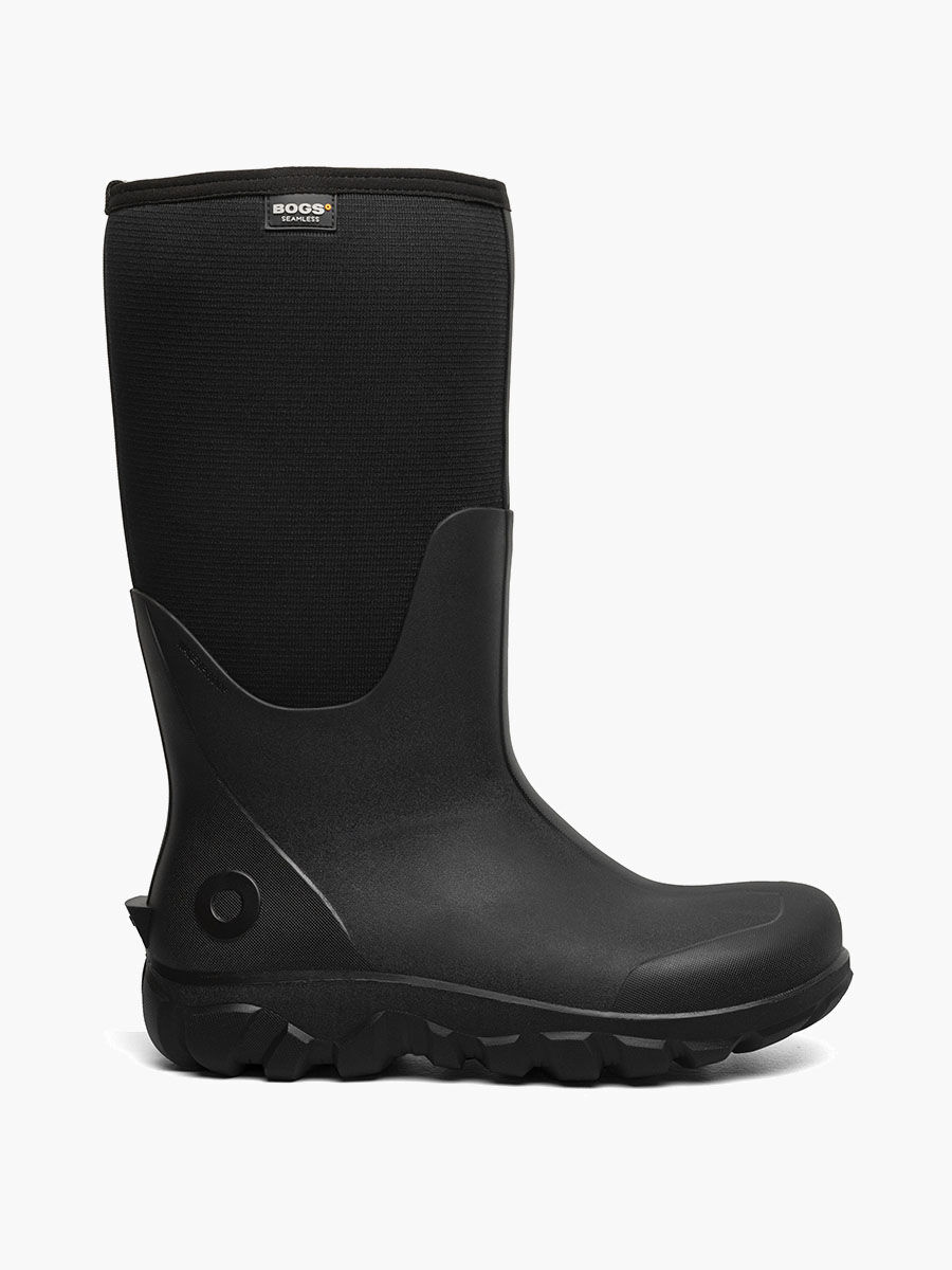 Bogs Men's Classic Seamless Tall Farm Boots in Black