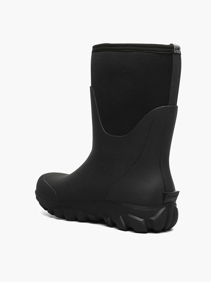 Bogs Men's Classic Seamless Mid Farm Boots in Black