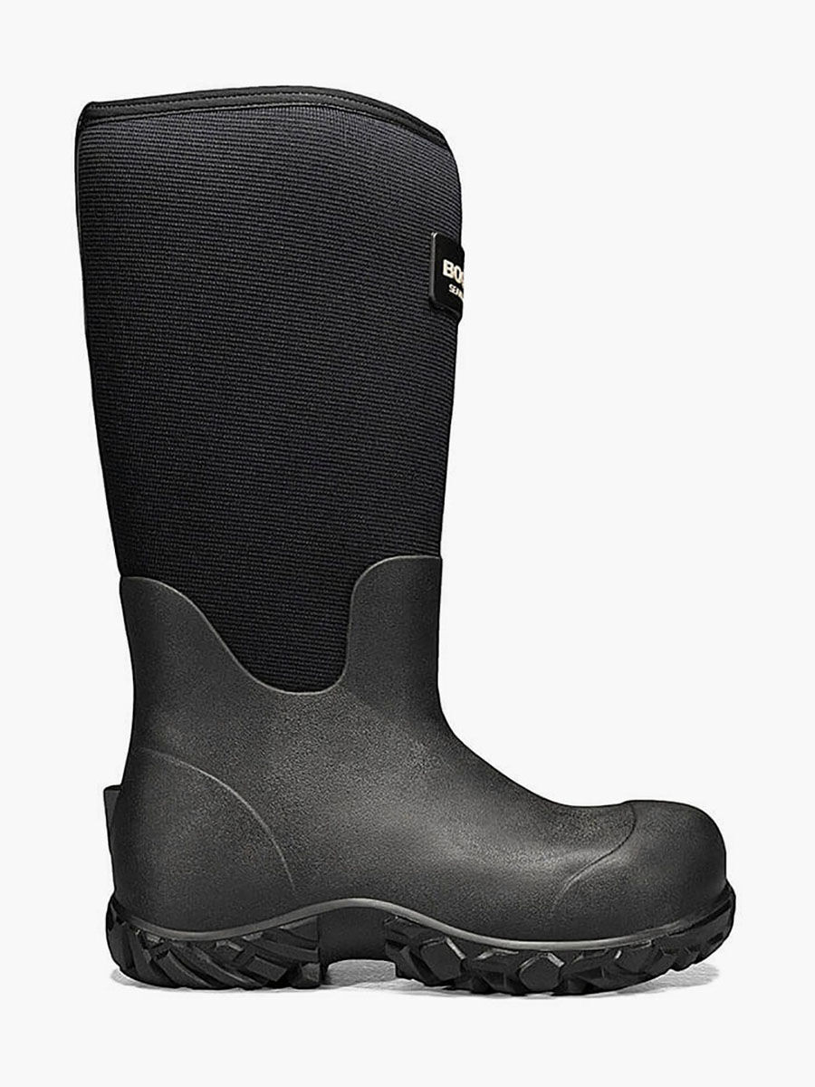 Bogs Men's Workman 17-In Composite Toe Insulated Waterproof Work Boots in Black