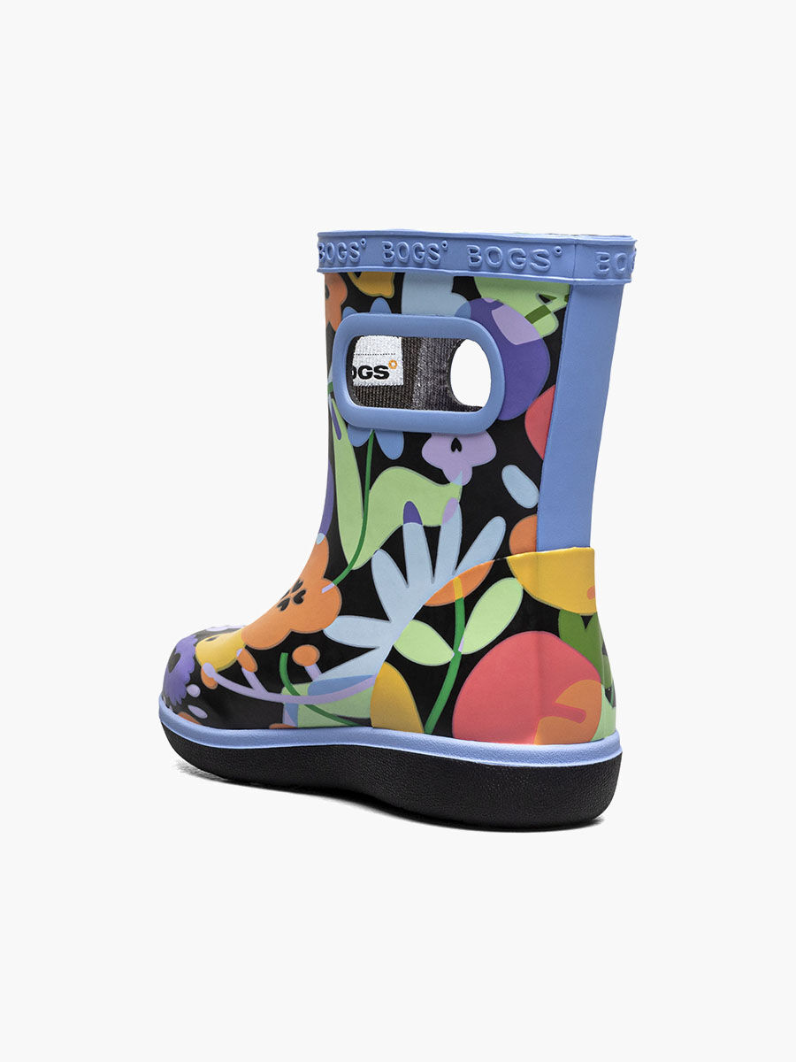 Bogs Kids' Skipper II Overlap Flowers Rainboots